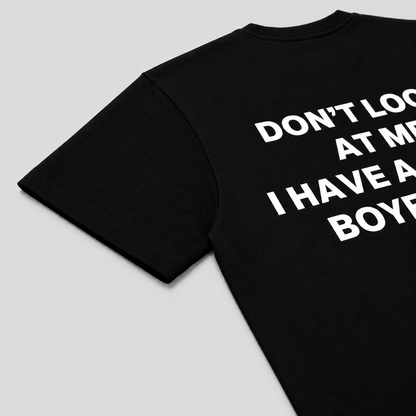 Crazy Boyfriend Black T-Shirt