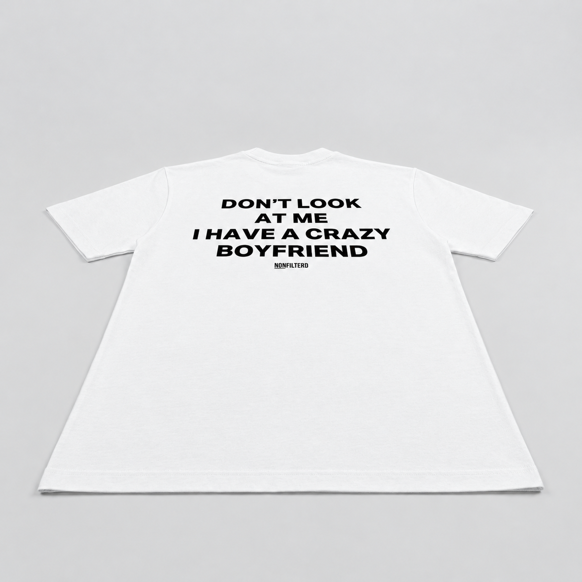 Crazy Boyfriend 白色 T 恤