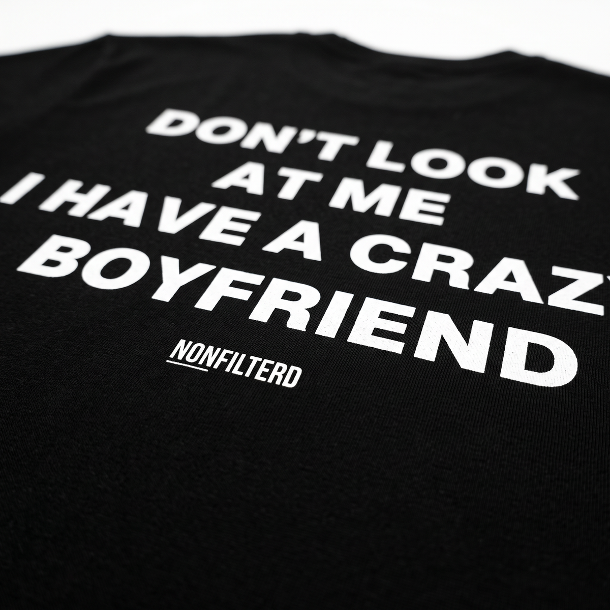 Crazy Boyfriend - T-shirt noir