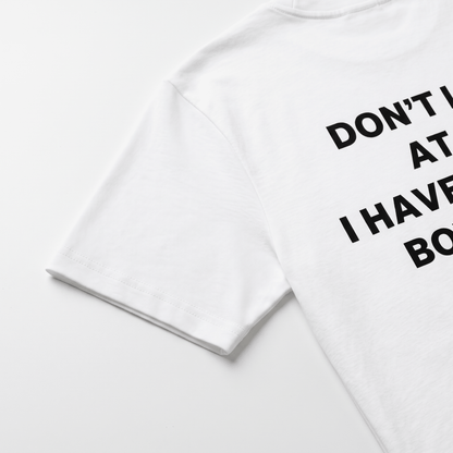 Crazy Boyfriend White T-Shirt - Nonfilterd