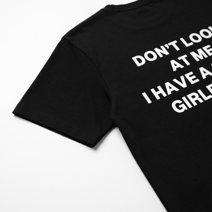 Crazy Girlfriend Black T-Shirt - Nonfilterd