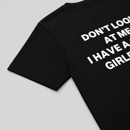 Crazy Girlfriend Black T-Shirt - Nonfilterd
