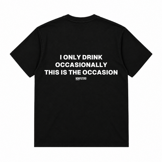 I ONLY DRINK OCCASIONALLY