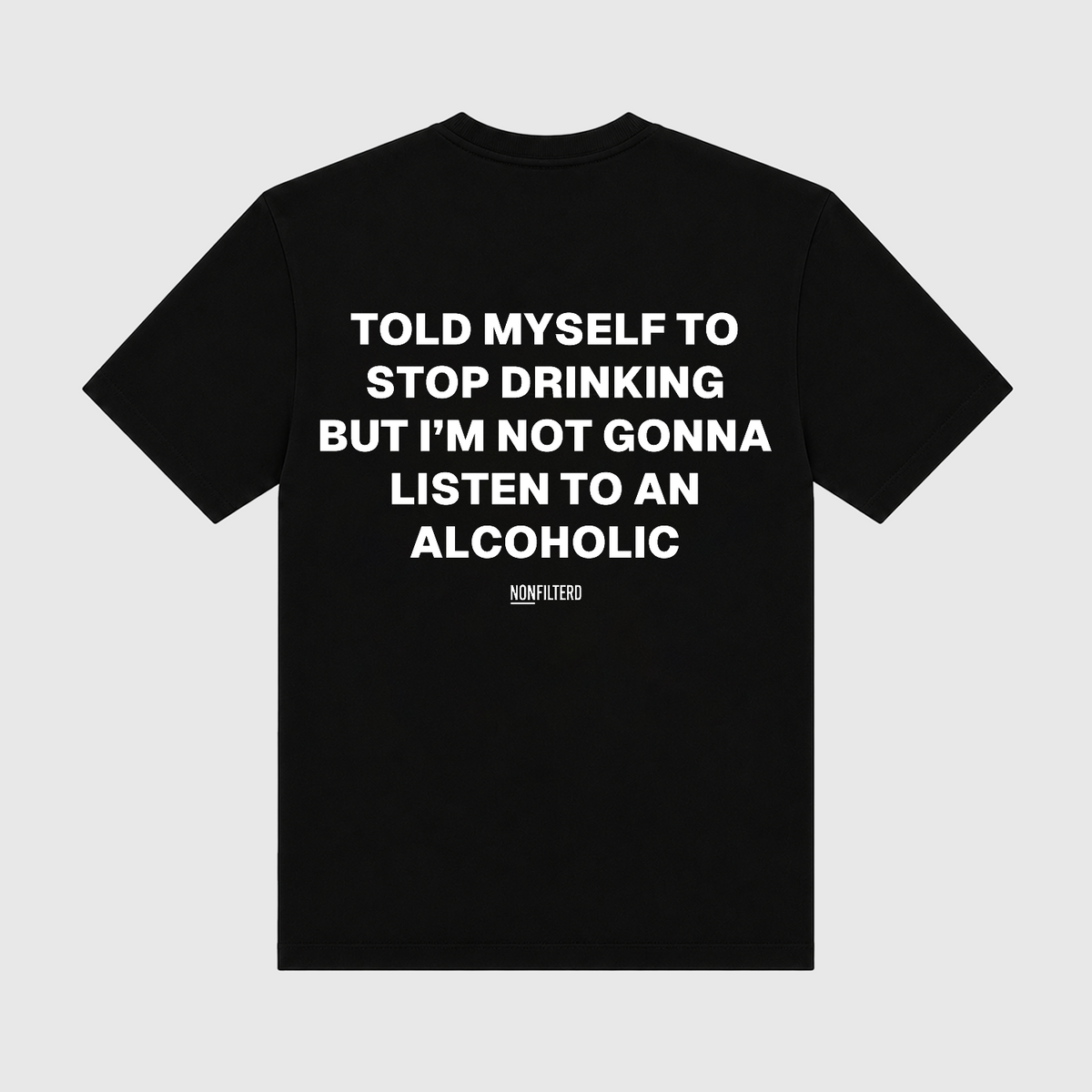 Alcoholic Black T-Shirt