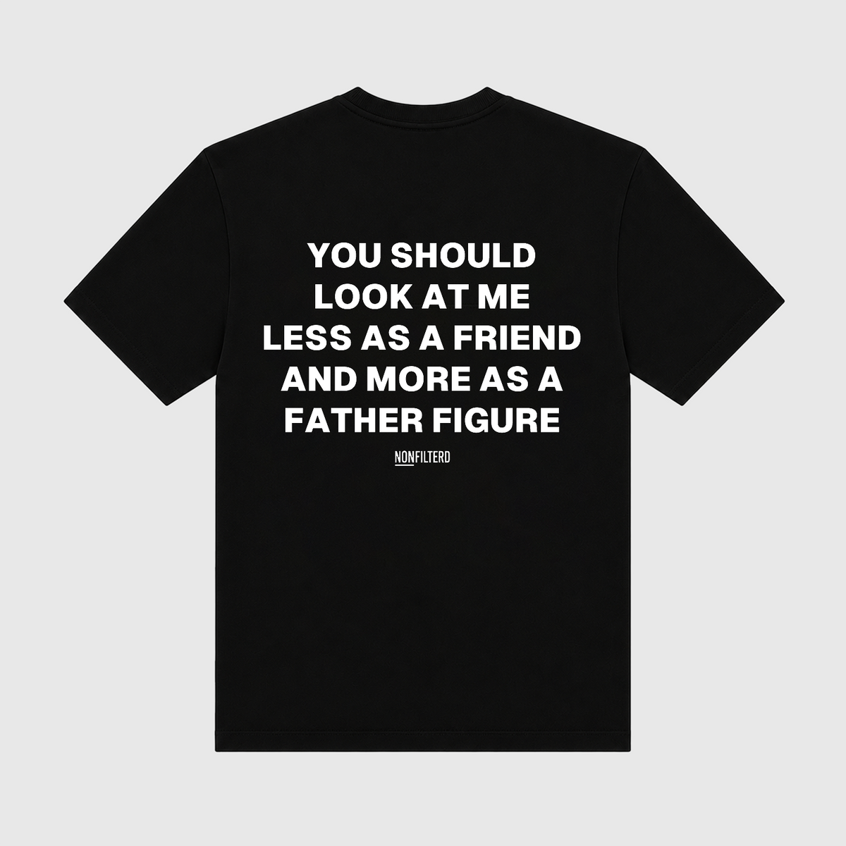 Father Figure Black T-Shirt